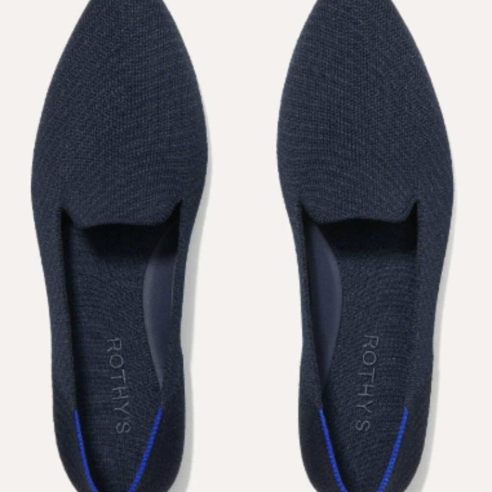 BRAND NEW - Rothy's "The Almond Loafer" Navy Twill
